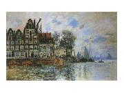 Claude Monet View of Amsterdam France oil painting reproduction